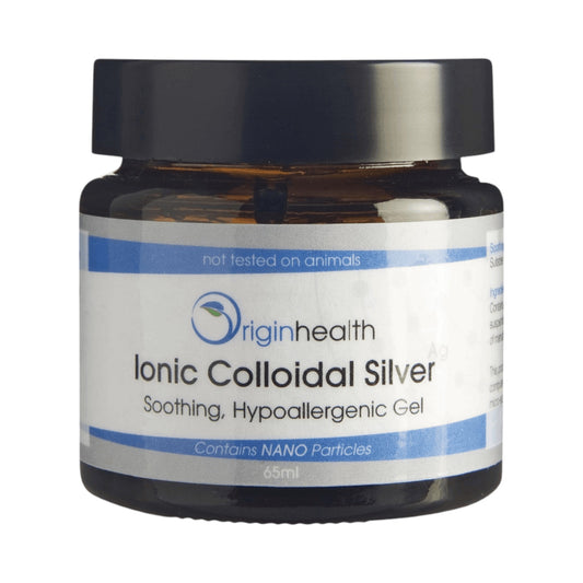 Colloidal Silver Gel 65ml - Glass Jar - Origin Health