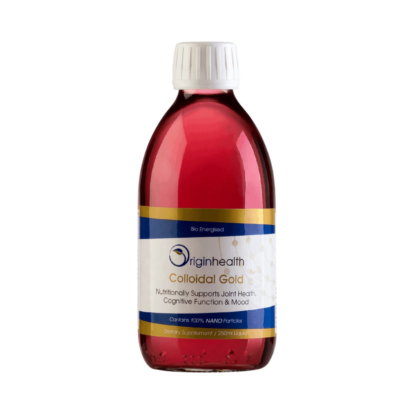 Colloidal Gold Liquid 20ppm - Glass Bottle - Origin Health