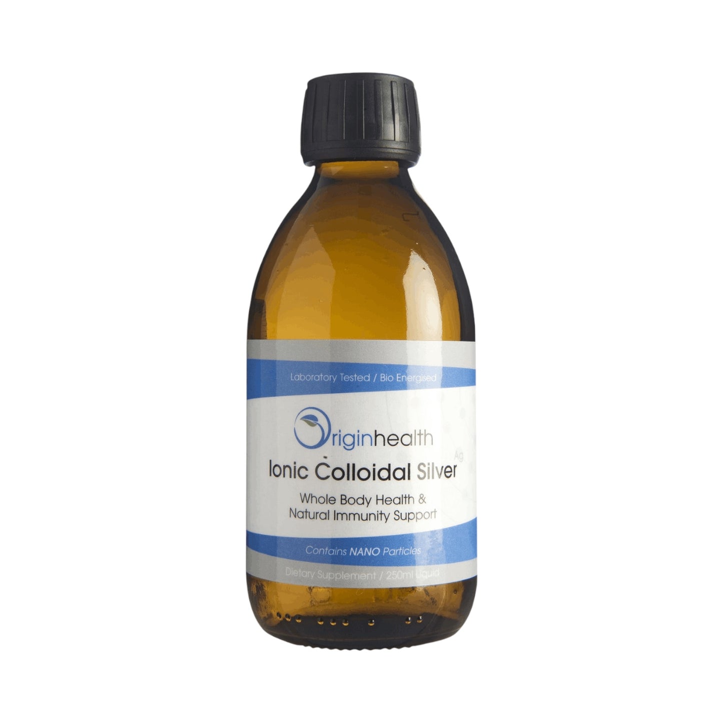 Colloidal Silver Liquid 10ppm - Glass Bottle - Origin Health