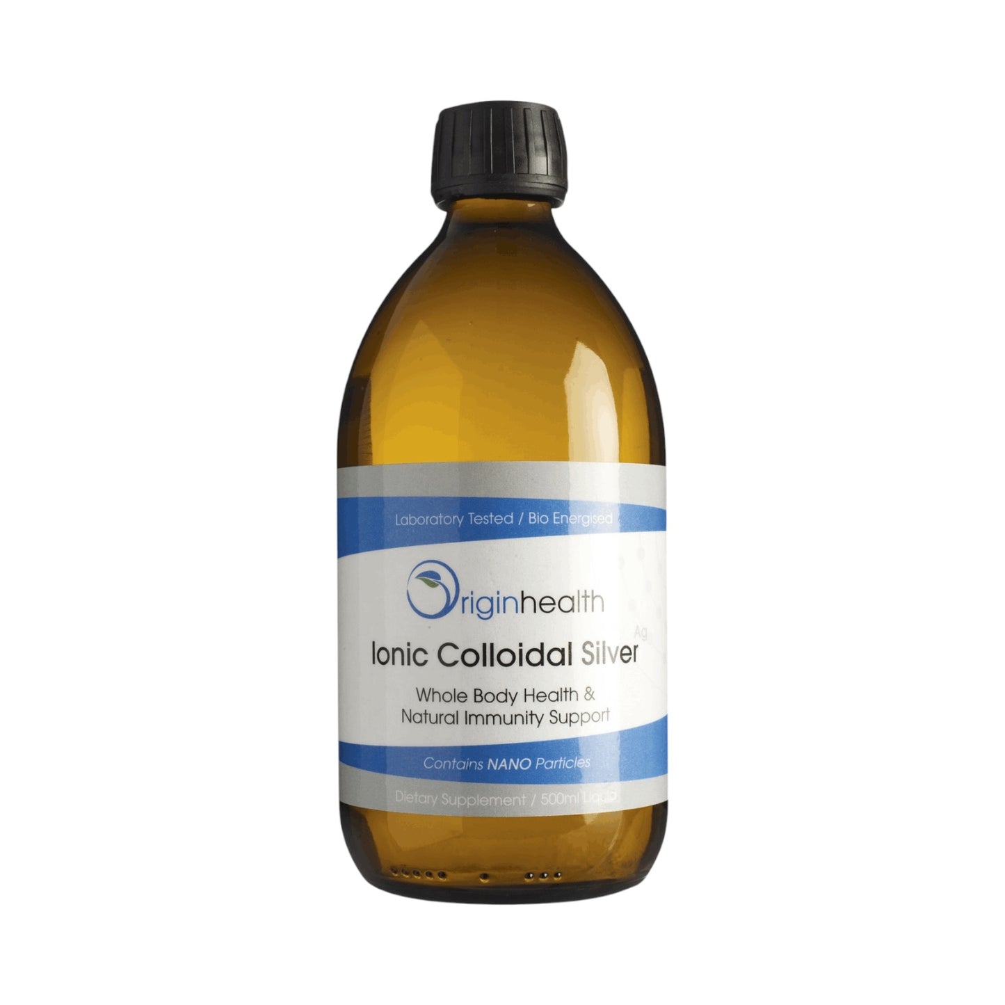 Colloidal Silver Liquid 10ppm - Glass Bottle - Origin Health