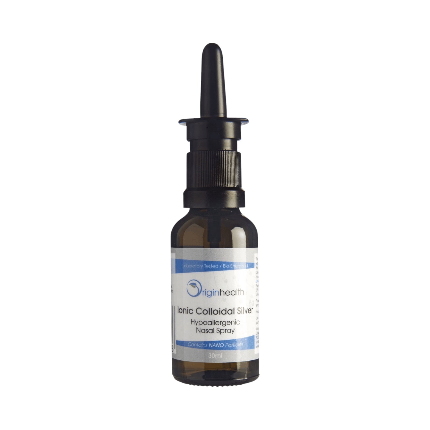 Colloidal Silver Nasal Spray 30ml - Glass Bottle - Origin Health