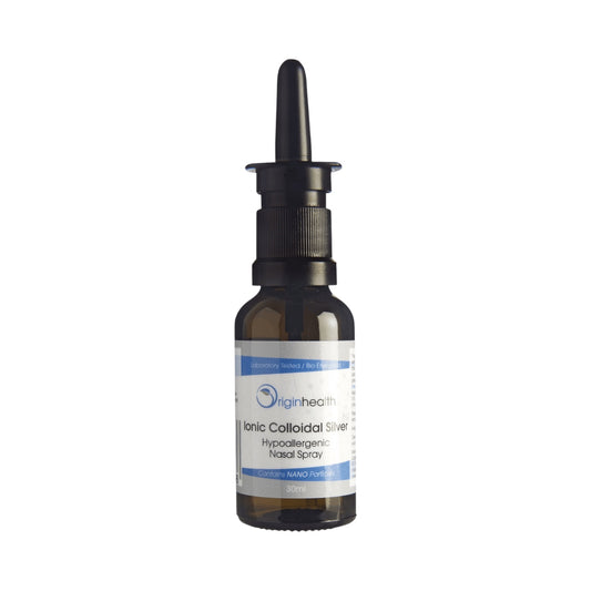 Colloidal Silver Nasal Spray 30ml - Glass Bottle - Origin Health