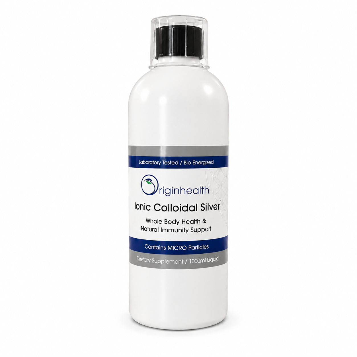 Colloidal Silver Liquid 10ppm - Plastic Bottles (Food Grade HDPE 2)