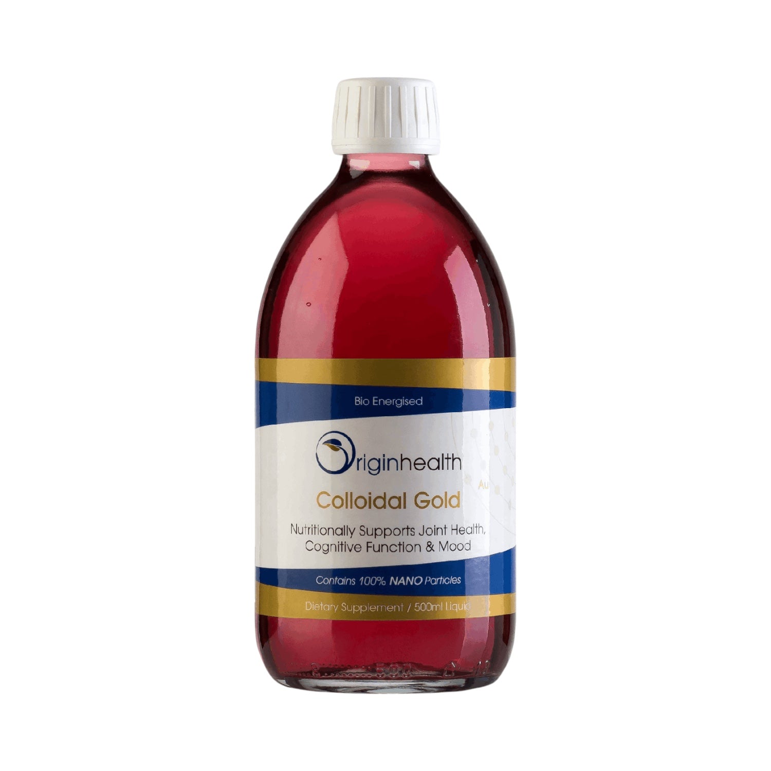 Buy colloidal gold liquid 20ppm glass bottle NZ - natural wellness support | Origin Health