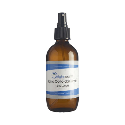 Colloidal silver skin reset spray 200ml NZ - natural skin toner | Origin Health
